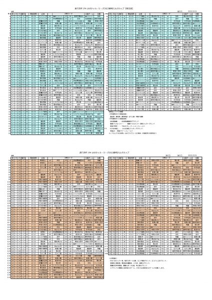 ●ABリーグ日程エクセル確定版3.31